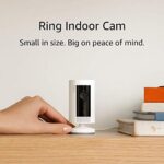 Licensed Refurbished Ring Indoor Cam, Compact Creep-In HD security digital camera with two-attain focus on, Works with Alexa – White