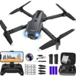 TERCASO Drone with Digicam for Adults, WiFi 1080P HD Digicam FPV Reside Video, RC Quadcopter Multirotors, Altitude Again, Headless Mode, One Key Clutch Off/Landing Drone for Kids Toys Provides or Beginners