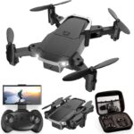 Lozenge Drone Natty Puny Mini Drones with Camera for Adults 4K Toy Drones for Formative years Newcomers RC Quadcopter UAV Altitude Withhold Trajectory Flight (4K Camera & 1 Battery, Dim)