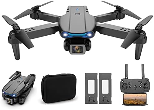 Oteeoml Drone for Childhood grownup with 4K Digicam，Faraway Alter Foldable Drone with Carrying Case，Items for Boys Girls with Altitude Aid, Headless Mode, One Key Originate Jog Adjustment Auto Hovering, 3D Flips 2 Batteries, Lengthy Patience, Dusky