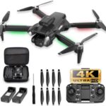 Drones with Camera,Carrying Case,One Key Choose Off/Land,Brushless Motor,Headless Mode,Impediment Avoidance,for Teens,Adults and Inexperienced persons