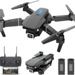 Foldable Quadcopter Drone with Camera – For Kids and Novices, Altitude Put, Gestures, 360° Flips, 2 Batteries