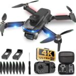 Drone with Digital camera,One Key Salvage Off/Land,Brushless Motor,Headless Mode,Impediment Avoidance,Carrying Case,4K Mini Drone, for Boys and Ladies